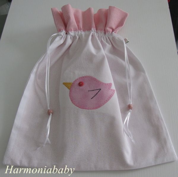 saquinho para roupa suja bebê.